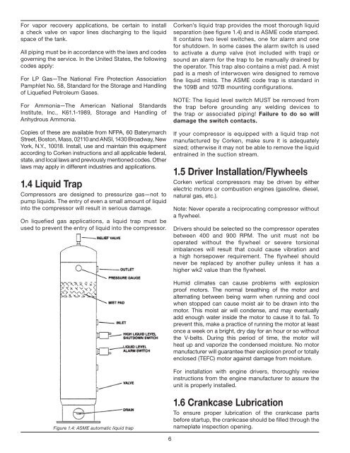Installation, Operation & Maintenance Manual - Corken