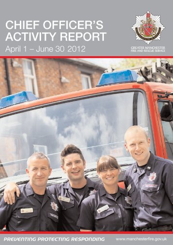 Clear Desk And Screen Policy Greater Manchester Fire Activity Report Greater Manchester Fire And Rescue Service