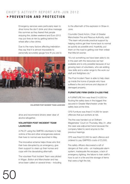 Activity Report - Greater Manchester Fire and Rescue Service ...