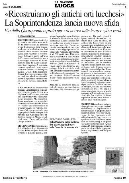Rassegna Stampa 21 giugno 2013.pdf - Associazione degli ...