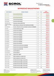 WYPRZEDAÅ» MAGAZYNOWA - scrol