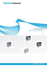 Centrifugal fans â belt-driven and plug fans - scrol