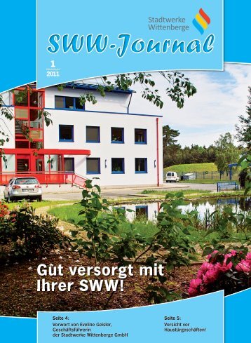SWW Journal 01/2011 - Stadtwerke Wittenberge