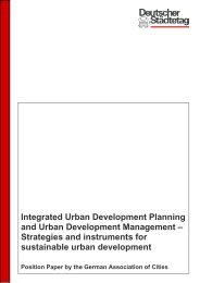 Integrated Urban Development Planning and Urban Development ...