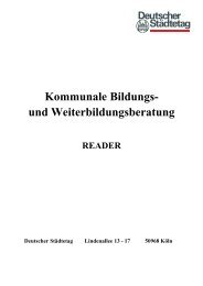 Kommunale Bildungs- und Weiterbildungsberatung - Nationales ...