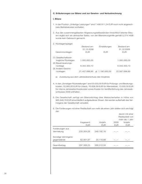 PDF-Download GeschÃ¤ftsbericht 2009 - StÃ¤dtische Wohnungsbau ...