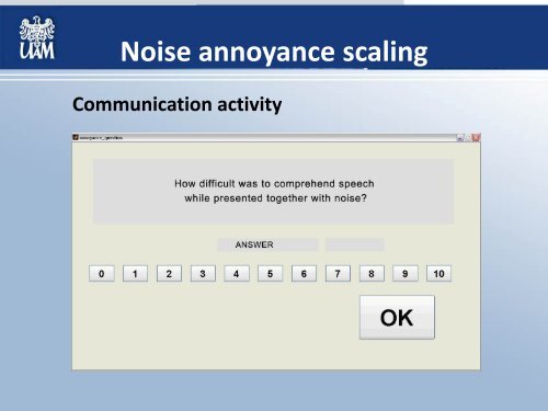 Noise annoyance and its measurement