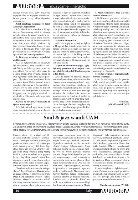 Nowy numer Aurory - Instytut Kulturoznawstwa UAM