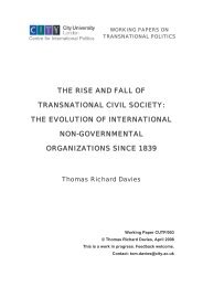 the rise and fall of transnational civil society - Staff.city.ac.uk - City ...