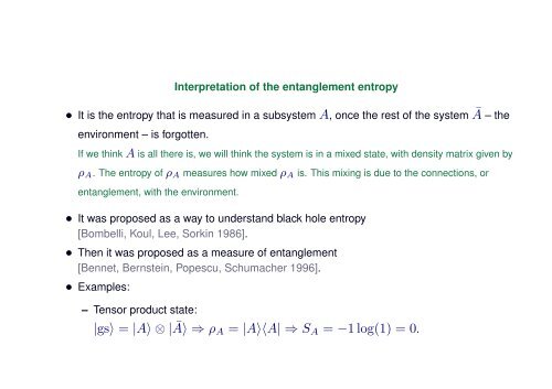 entanglement entropy of disconnected regions - Staff.city.ac.uk - City ...