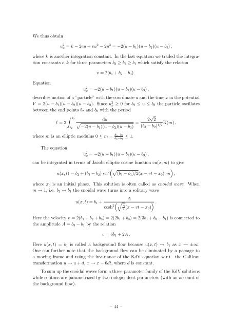 Student Seminar: Classical and Quantum Integrable Systems