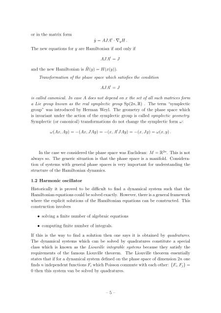 Student Seminar: Classical and Quantum Integrable Systems