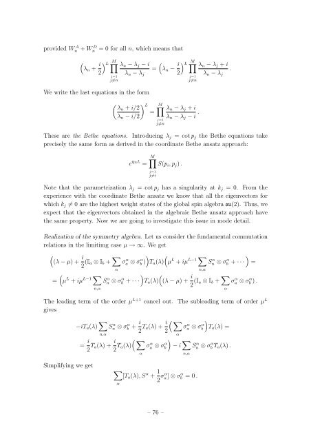 Student Seminar: Classical and Quantum Integrable Systems