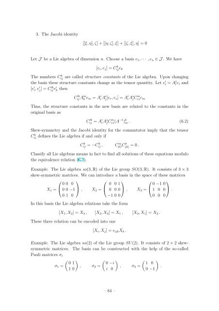 Student Seminar: Classical and Quantum Integrable Systems