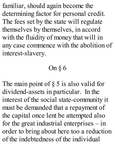 Gottfried Feder - Manifesto for the Abolition of Interest-Slavery