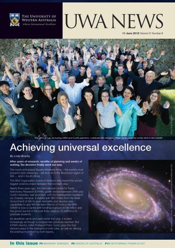 Issue 08. 11 June 2012 - UWA Staff - The University of Western ...
