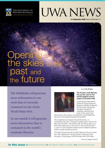 Issue 14. 21 September 2009.pdf - UWA Staff - The University of ...