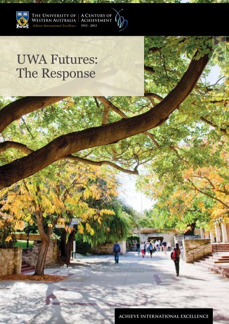 The Response - UWA Staff - The University of Western Australia