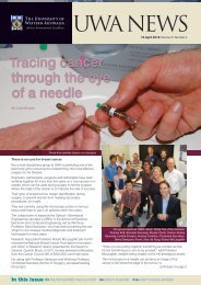 Issue 04. 16 April 2012 - UWA Staff - The University of Western ...