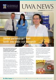 Issue 17. 1 November 2010.pdf - UWA Staff - The University of ...