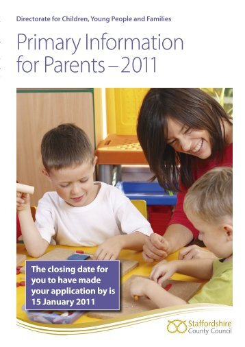 Primary Admission Booklet 2011 - RM Learning Platform