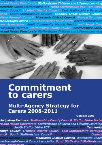 Carersstrategy20082011 - Staffordshire County Council