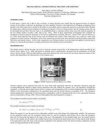 Translational and rotational traction and stiffness