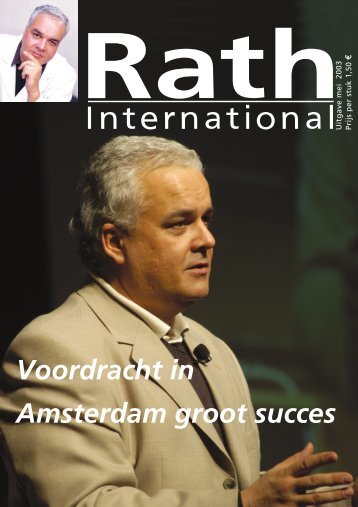 Voordracht - Dr. Rath Gezondheidsalliantie