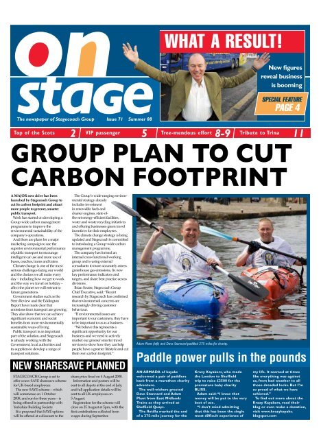 On Stage Issue 71 - Stagecoach Group