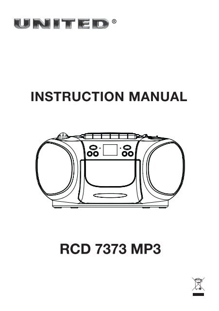 MP3/CD/Radio Tragbares MP3/CD/RadiogerÃ¤t - STAG-ICP