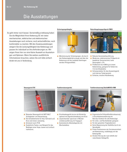 Der Kettenzug SC (18 Seiten) - STAHL CraneSystems GmbH