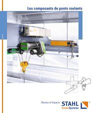 Les composants de ponts roulants - STAHL CraneSystems GmbH