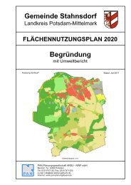 FNP-BegrÃ¼ndung-Juli 2011-Endfassung - Stahnsdorf