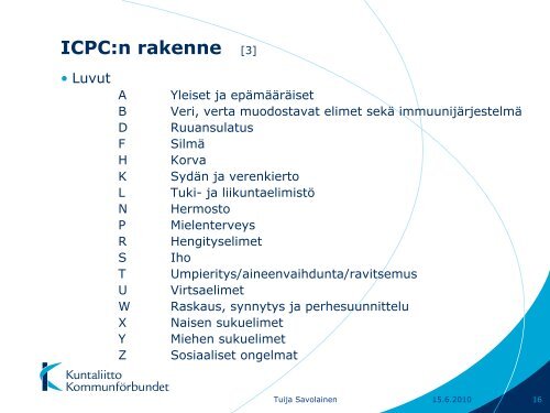 ICPC-2 – ICD-10 - THL