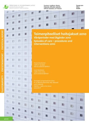 Toimenpiteelliset hoitojaksot 2010 - Vårdperioder med ... - THL