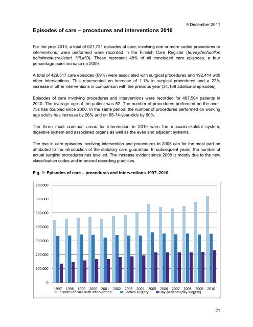 Toimenpiteelliset hoitojaksot 2010 - Vårdperioder med ... - THL