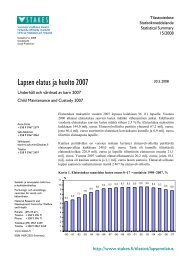 Lapsen elatus ja huolto 2007 - Underhåll och vårdnad av barn 2007 ...