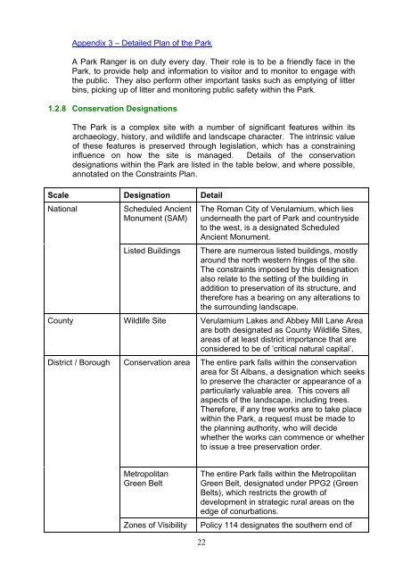 Verulamium Park Management Plan 2012-2017 v2.1