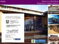 Building regulation applications - St Albans City & District Council