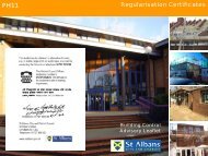 Regularisation certificates - St Albans City & District Council