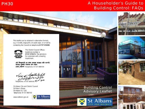 A householders guide to building control - St Albans City & District ...