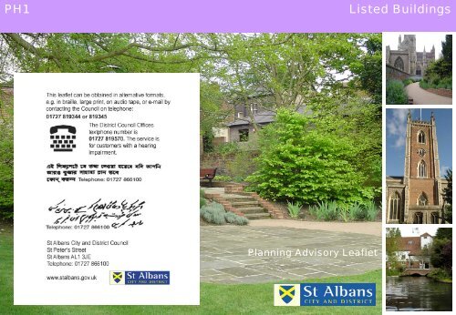 Listed buildings - St Albans City & District Council