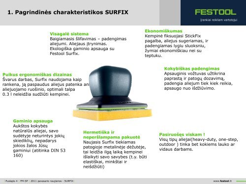 SURFIX oil dispenser - įrankių tiekimo centras