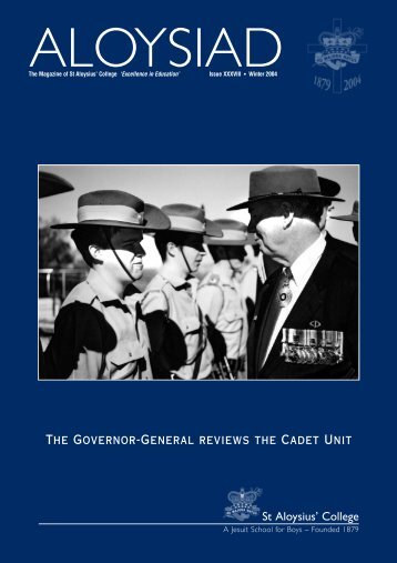 The Governor-General reviews the Cadet Unit - St Aloysius