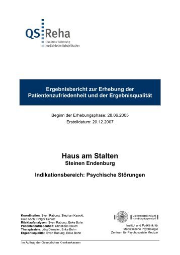 Download Gesamtbericht - im Sanatorium Haus am Stalten