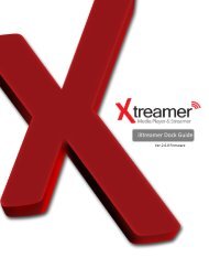 iXtreamer Dock Guide