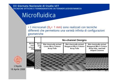 Misure di velocitÃ  all'interno di mini e micro-canali mediante la ...