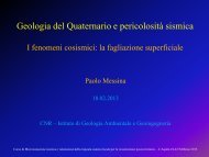 Paolo Messina - Geologia del Quaternario e pericolositÃ  sismica