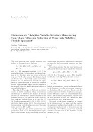 Adaptive Variable Structure Maneuvering Control and Vibration ...