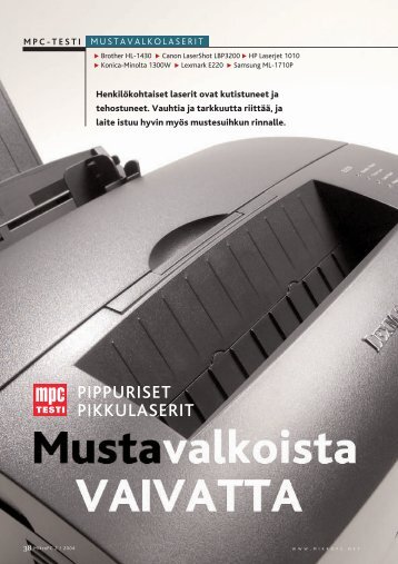 PIPPURISET PIKKULASERIT - MikroPC